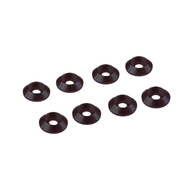ARANDELA CABEZA CILINDRICA 3MM NEGRA (8u.)