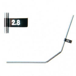 BARRA EST. DEL. 2.8MM MBX6/7/7R/8/8R MUGEN - E2137