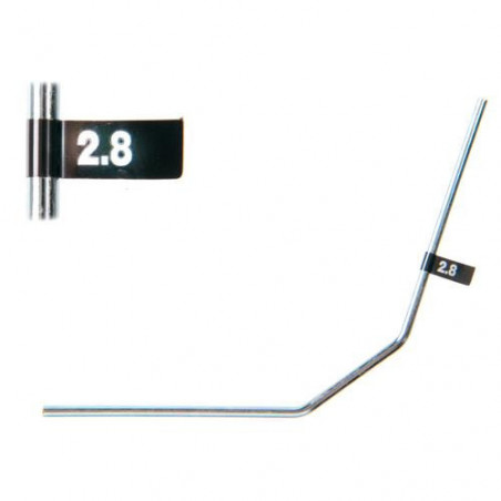 BARRA EST. DEL. 2.8MM MBX6/7/7R/8/8R MUGEN - E2137