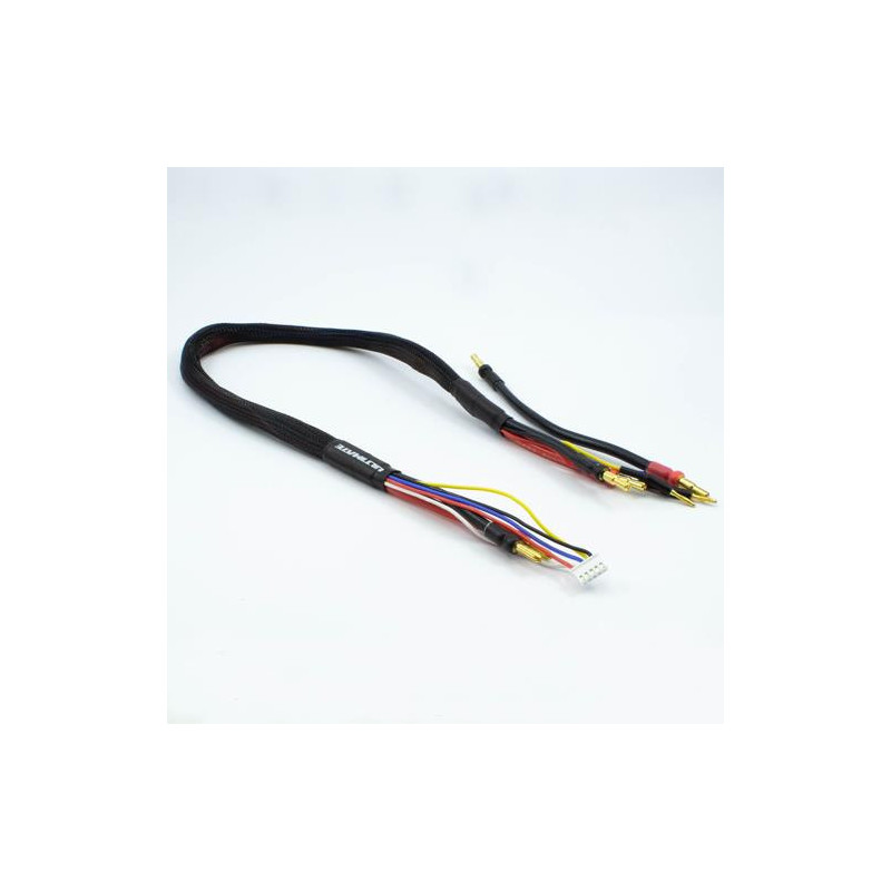 CABLE CARGA 2x2S DE 60 cm CON CONECTORES 4/5mm