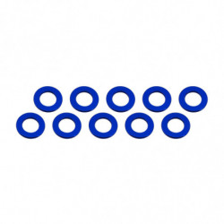 ARANDELAS ALUMINIO (3x6x0,5mm) AZUL (10u.)