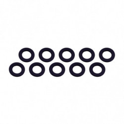 ARANDELAS ALUMINIO (3x6x0,5mm) NEGRA (10u.)