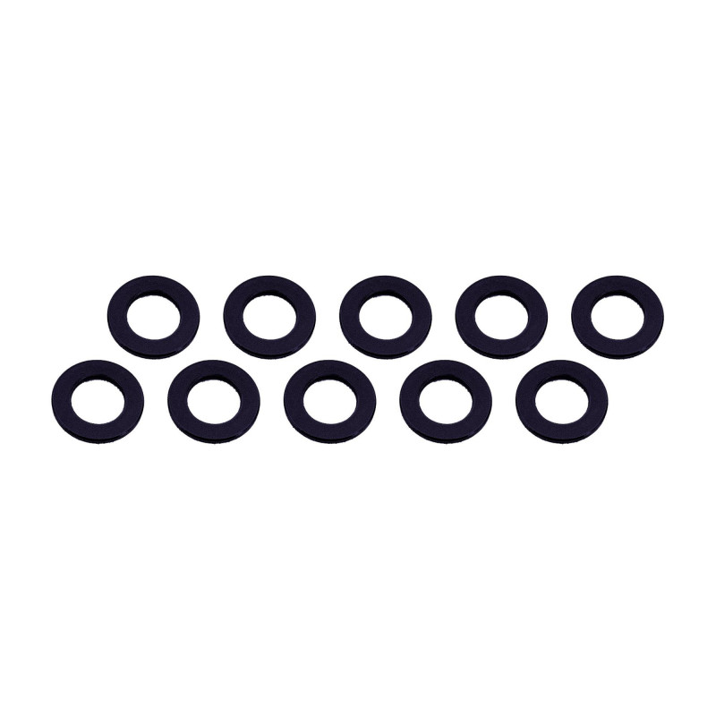 ARANDELAS ALUMINIO (3x6x0,5mm) NEGRA (10u.)