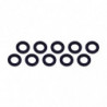 ARANDELAS ALUMINIO (3x6x0,5mm) NEGRA (10u.)