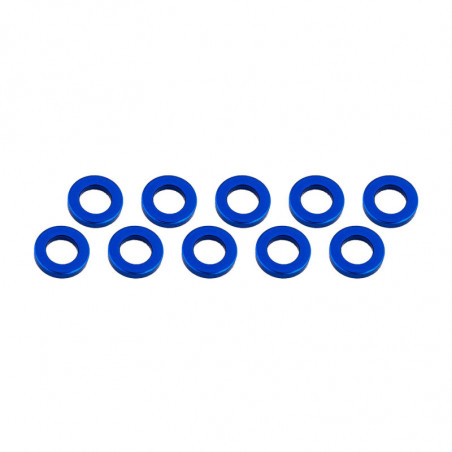 ARANDELAS ALUMINIO (3x6x1mm) AZUL (10u.)