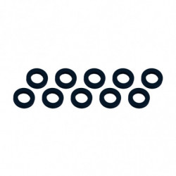ARANDELAS ALUMINIO (3x6x1mm) NEGRA (10u.)