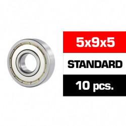 5x9x5mm KIT RODAMIENTOS \HS\" TAPAS METALICAS (10u.)"