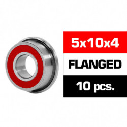 5x10x4mm KIT RODAMIENTOS \HS\" FLANGED TAPAS GOMA (10u.)"