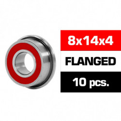 8x14x4mm KIT RODAMIENTOS \HS\" FLANGED TAPAS GOMA (10u.)"