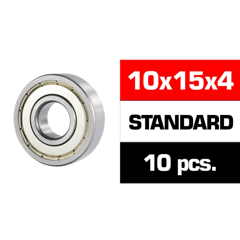 10x15x4mm KIT RODAMIENTOS \HS\" TAPAS METALICAS (10u.)"
