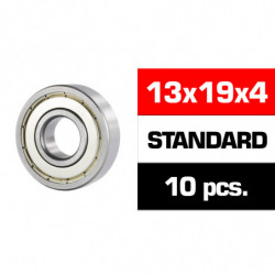 13x19x4mm KIT RODAMIENTOS \HS\"  TAPAS METALICAS (10u.)"