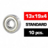 13x19x4mm KIT RODAMIENTOS \HS\"  TAPAS METALICAS (10u.)"
