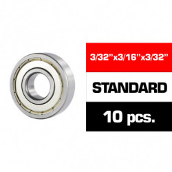 3/32\x3/16\"x3/32\" KIT RODAMIENTOS \"HS\" TAPAS METALICAS (10u.)"
