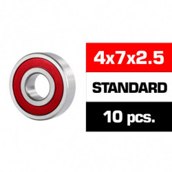 4x7x2.5mm KIT RODAMIENTOS \HS\" TAPAS GOMA (10u.)"