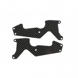 PLACA CARBONO TRAPECIO DEL. MBX8 TRUGGY (1mm) (2u.) - E2166
