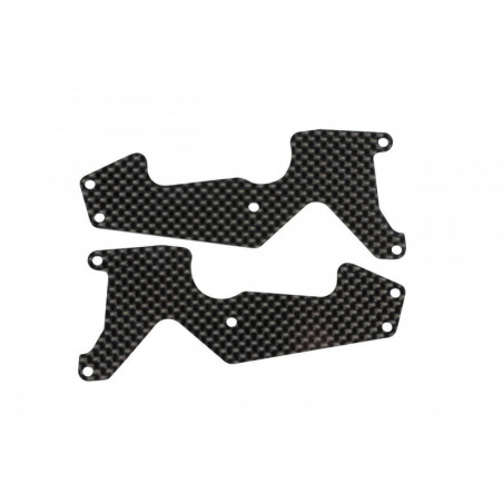 PLACA CARBONO TRAPECIO DEL. MBX8 TRUGGY (1mm) (2u.) - E2166
