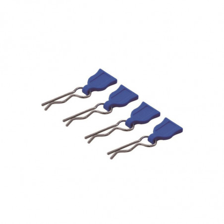 CLIPS DE CARROCERIA CON TIRADOR DE GOMA AZUL(4u)