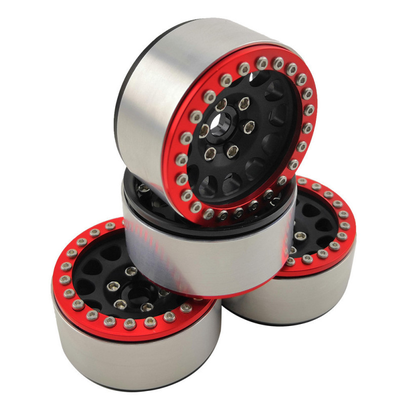 LLANTAS CRAWLER 1.9\ BEADLOCK M105 - NEGRO/ROJO"
