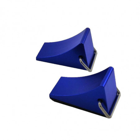 CUÑAS RUEDA ALUMINIO 1/10 CRAWLER - AZUL (2
