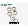Anillos de ajuste amortiguador aluminio para Hyper 9
