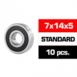 7x14x5mm KIT RODAMIENTOS \HS\" TAPAS GOMA (10u.)"