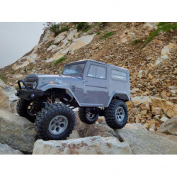 COCHE CRAWLER ROCK CRUISER RC4 1/10 RGT136100-MG 4X4 WATERPROOF GRIS METALIZADO RTR