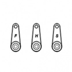 SERVO HORN (3u.) H9805