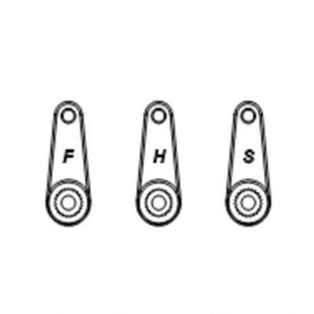 SERVO HORN (3u.) H9805