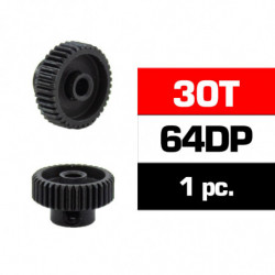 PIÑON 64DP - 30T - ACERO HSS - DIAMETRO 3,17m