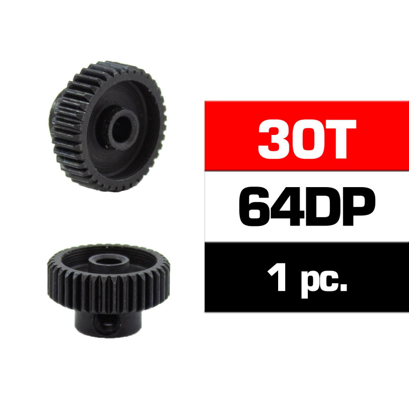 PIÑON 64DP - 30T - ACERO HSS - DIAMETRO 3,17m