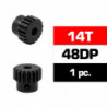 PIÑON 48DP - 14T - ACERO HSS - DIAMETRO 3,17m
