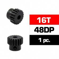 PIÑON 48DP - 16T - ACERO HSS - DIAMETRO 3,17m