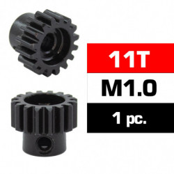 PIÑON M1.0 -11T - ACERO HSS - DIAMETRO 5,0m
