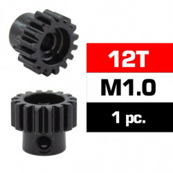 PIÑON M1.0 -12T - ACERO HSS - DIAMETRO 5,0m