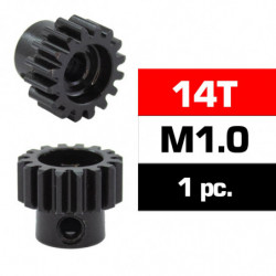 PIÑON M1.0 -14T - ACERO HSS - DIAMETRO 5,0m