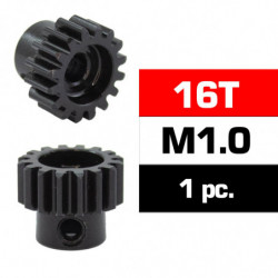 PIÑON M1.0 -16T - ACERO HSS - DIAMETRO 5,0m