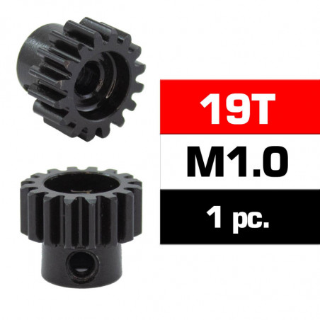 PIÑON M1.0 -19T - ACERO HSS - DIAMETRO 5,0m