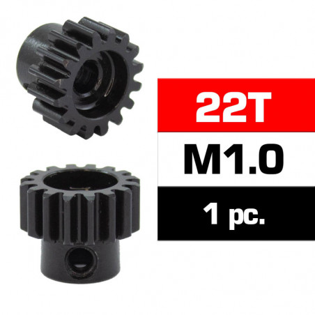 PIÑON M1.0 -22T - ACERO HSS - DIAMETRO 5,0m