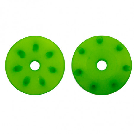 PISTONES AMORTIGUADOR CONICOS 16mm VERDES (7x1,3mm inclinados) (2u.)
