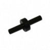 CONECTOR TUBO SILICONA NEGRO (1u.)