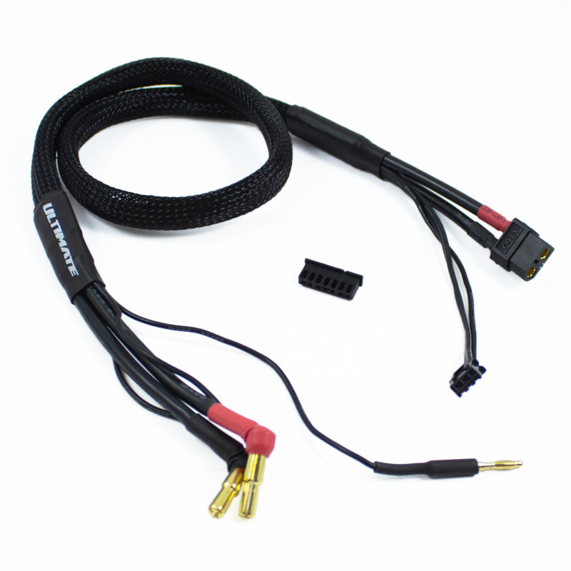 CABLE CARGA 2S DE 60 cm CON CONECTOR XT60 -  4/5mm