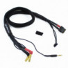 CABLE CARGA 2S DE 60 cm CON CONECTOR XT60 -  4/5mm