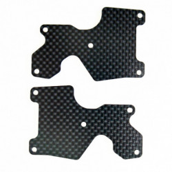 PLACA CARBONO TRAPECIO TRAS. MBX8R (1mm) (2u.) - E2180