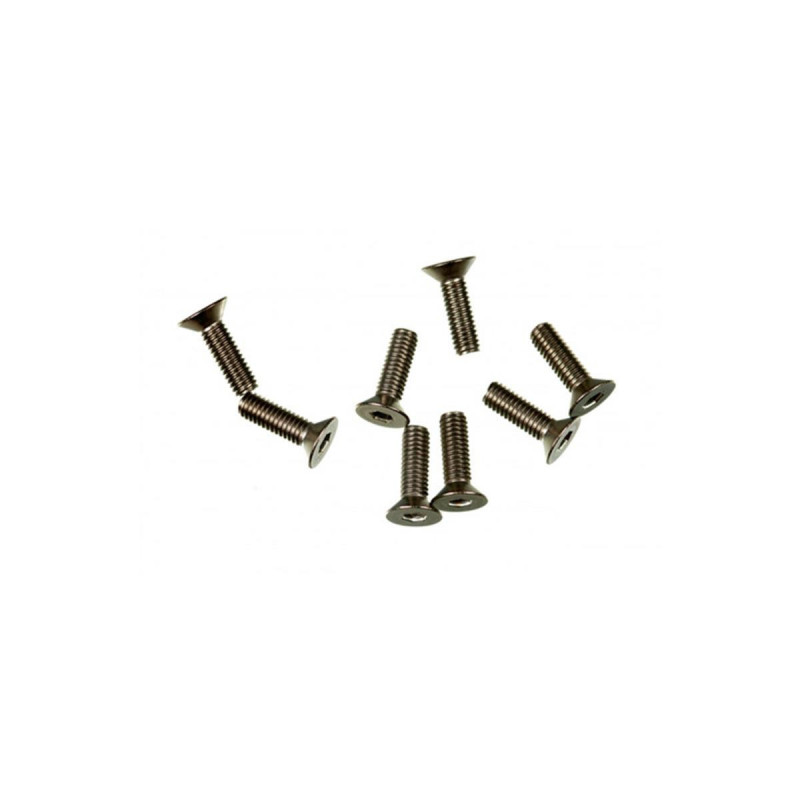 TORNILLO M3X10 TITANIO AVELLANADO (8u) MUGEN - B0741TA