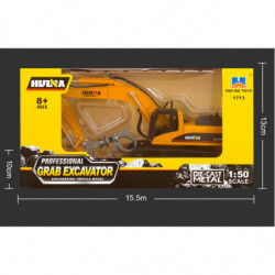 EXCAVADORA CON PINZA HUINA 1713 1/50 ESTATICA
