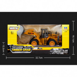 BULLDOZER CON PINZA  HUINA 1914 1/40 ESTATICA