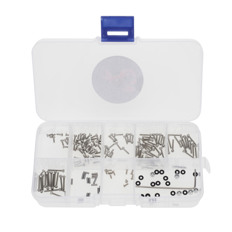 KIT TORNILLOS AXIAL SCX24 ACERO INOXIDABLE (176u.)