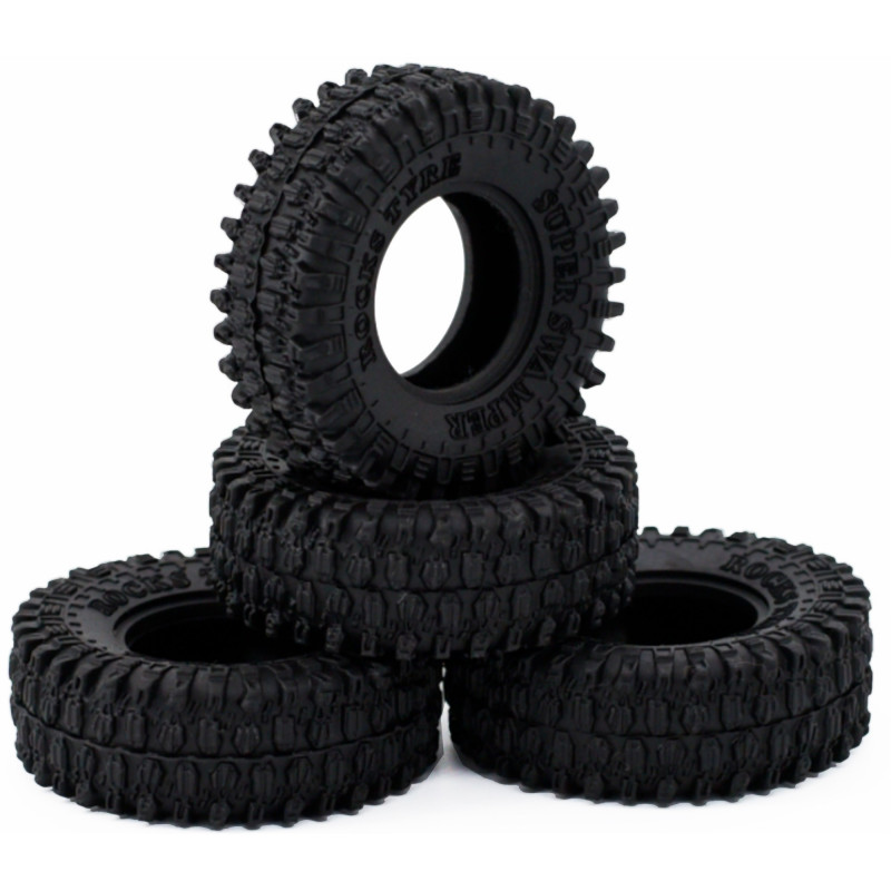 NEUMATICOS 1.0\ \"B\"" + INSERTS AXIAL SCX24 (4u)"""