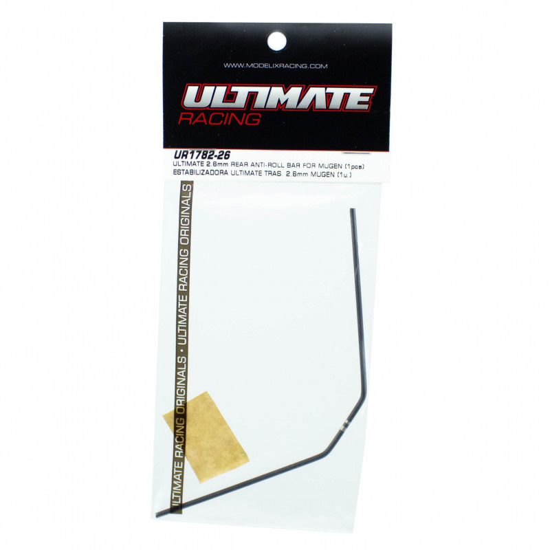 BARRA ESTABILIZADORA ULTIMATE TRAS. 2,6mm MUGEN, ASSOCIATED, XRAY (1u.)