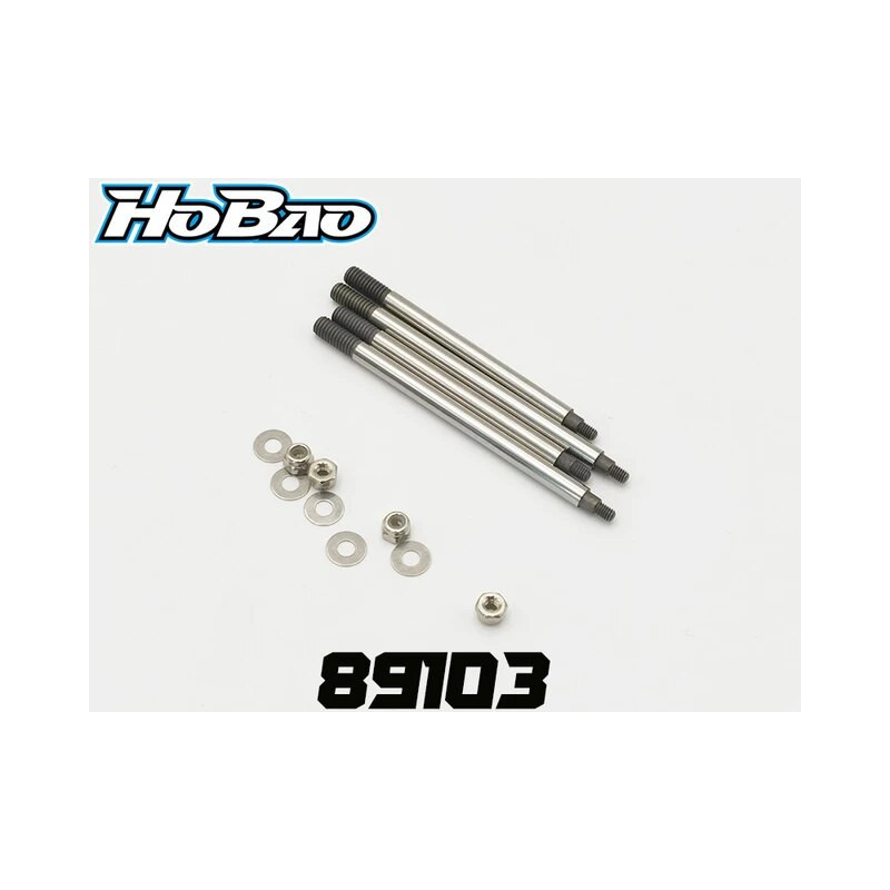 Vástago amortiguadores 20mm (4) para Hobao Hyper -89103
